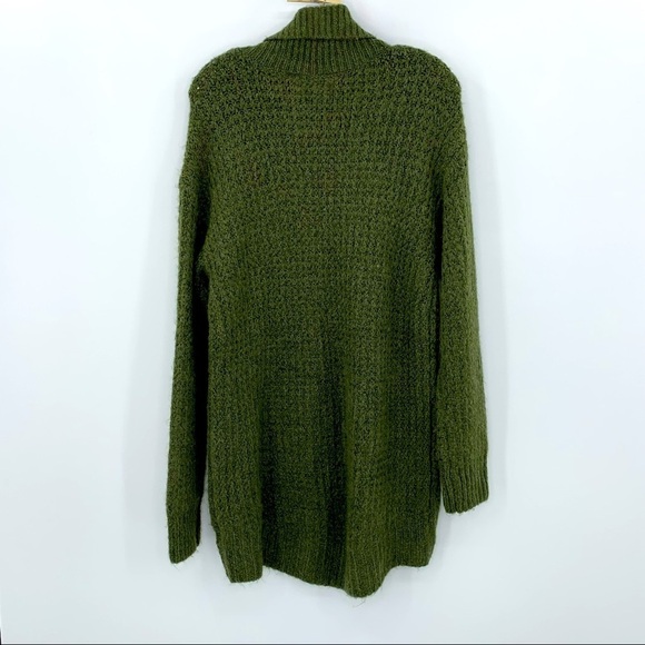 Alpine Design Wool Blend Oversized Longline Turtleneck Sweater - Picture 2 of 6